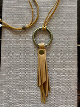 Load image into Gallery viewer, Leather Tassel Necklace