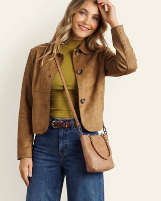 Tennessee Buffed Leather Mini Bag in Whiskey