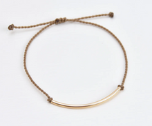 Load image into Gallery viewer, Tula Blue 14k Gold Filled Bar Bracelet