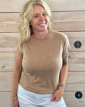 Load image into Gallery viewer, Modern Slub Tee in Iced Coffee