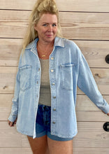 Load image into Gallery viewer, All Day Knit Denim Jacket in Washed Indigo