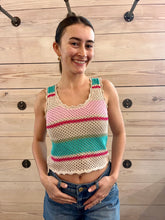 Load image into Gallery viewer, Sol Stripe Sweater Tank