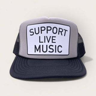 Support Live Music Foam Trucker Hat