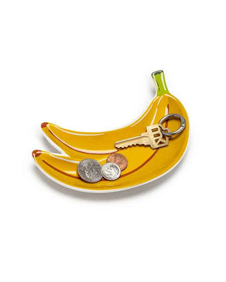 Ceramic Trinket & Jewelry Tray / Dish - Ripe Bananas
