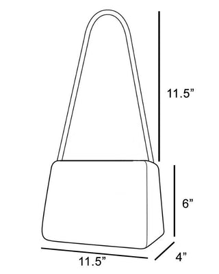 Suede Baguette Hand Bag
