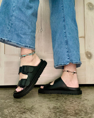 Gen Black Sandals