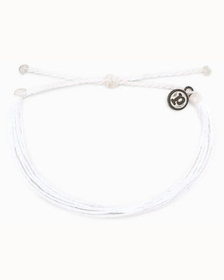 Bright Solid White Bracelet
