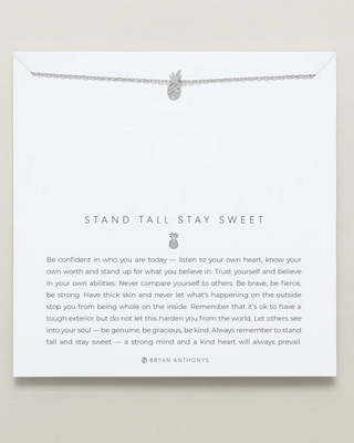 Stand Tall Stay Sweet Icon Necklace