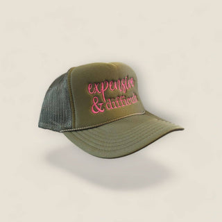 Expensive and Difficult Trucker Hat