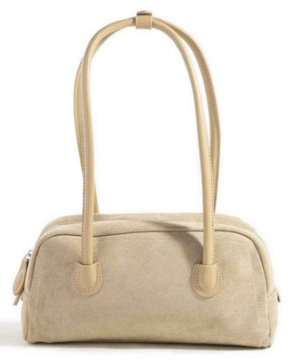 Suede Baguette Hand Bag: LBR