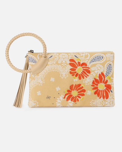 Sheila Sunset Bandana Wristlet Bag