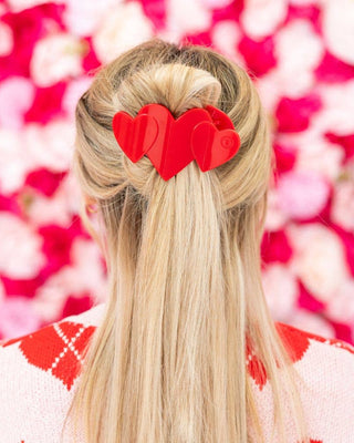 Flat Hair Clip | Heart to Heart