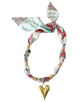 Palm Scarf Necklace