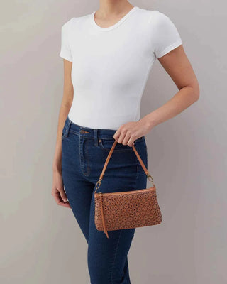 Darcy Sun-Perf Leather Adjustable Crossbody Bag