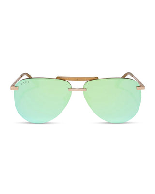 Tahoe Brushed Gold Mirror Sunglasses
