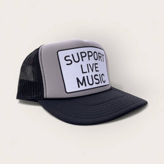 Support Live Music Foam Trucker Hat