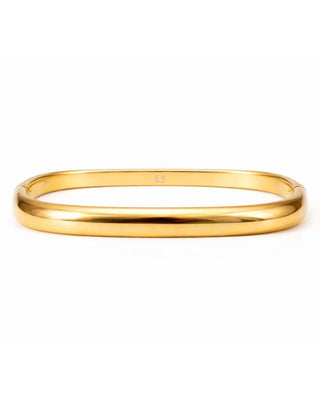 Fae Rounded Square Bangle Bracelet