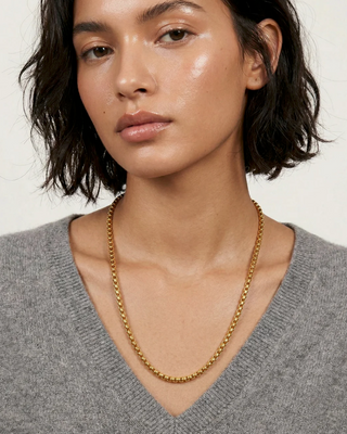 round box chain necklace