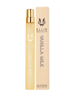 Ellis Brooklyn Vanilla Milk perfume bottle and packaging on a white background