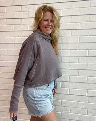 My Girl Funnel-Neck Pullover
