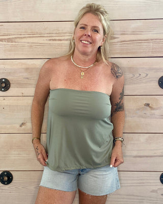 Running Late Tube Top