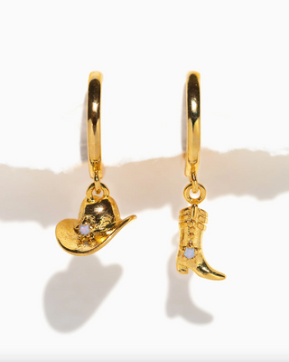 Ride 'Em Cowboy Hoop Earrings