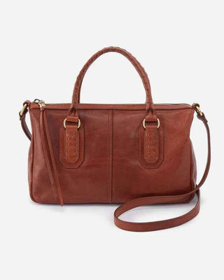 Expedition Satchel Bag - Patina Brown Leather