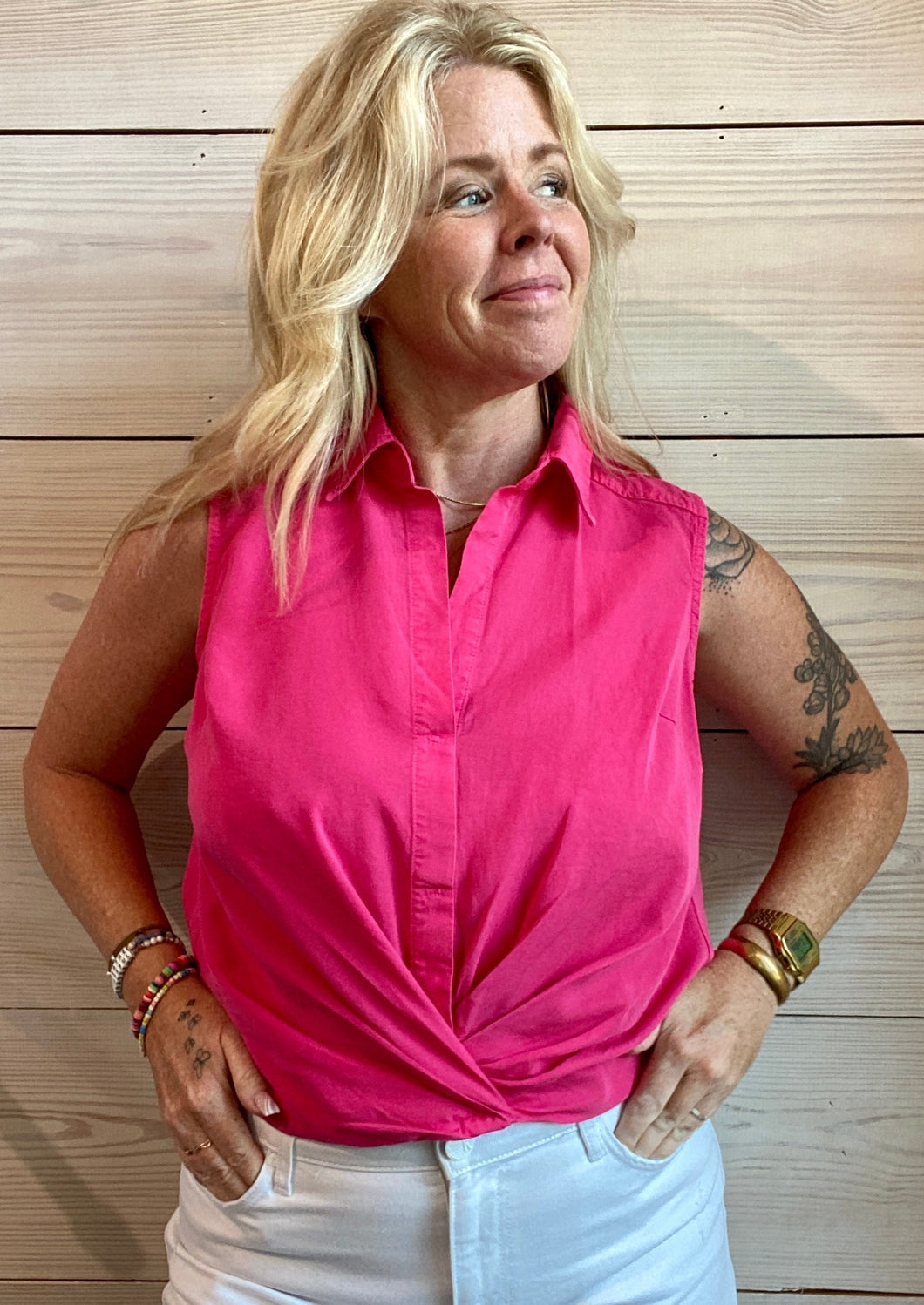 Renata Pink Top