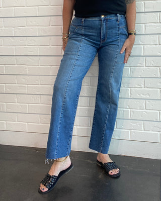 Avery High Rise Easy Straight Jeans