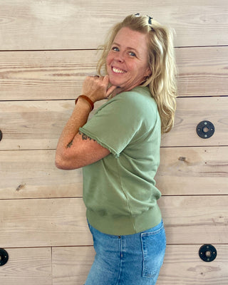 Meadow Green Pullover