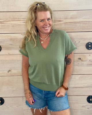 Meadow Green Pullover