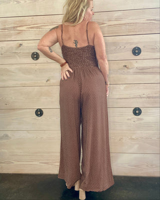 Mocha Polka Dot Jumper