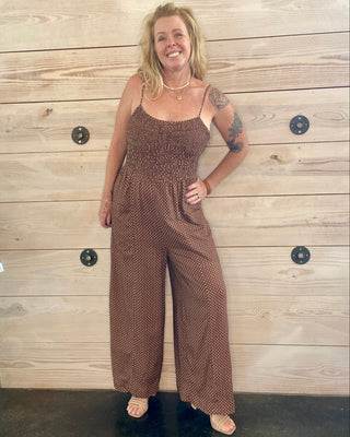 Mocha Polka Dot Jumper