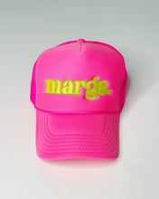 Load image into Gallery viewer, Margs Trucker Hat Neon Pink