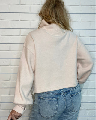 Hacci Cowl Neck Sweater