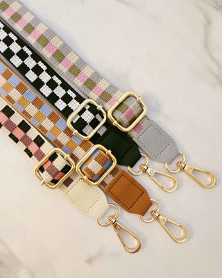 Checkered Crossbody Phone Lanyard: