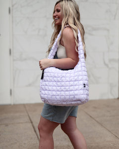 On Cloud Nine Tote- Lilac