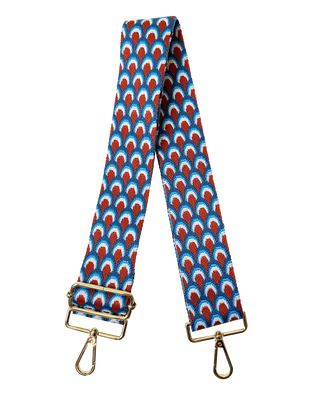 Peacock Embroidered Bag Strap