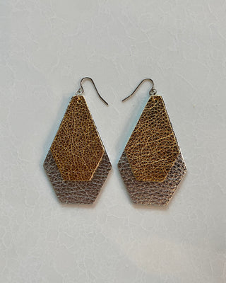 Bling Shape Layered Earrings