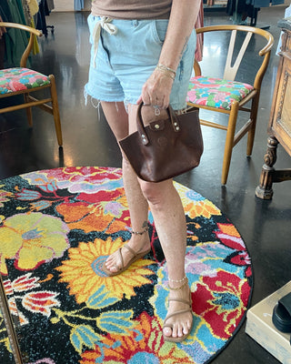 Soft Pebbled Leather Mini Tote
