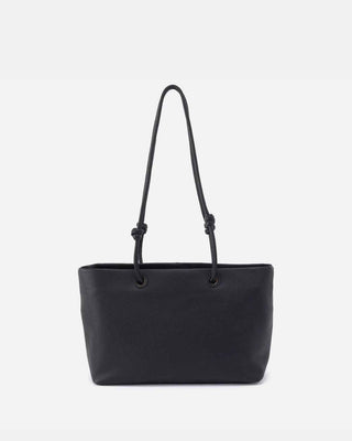 Softie Tote in Pebble Black Leather