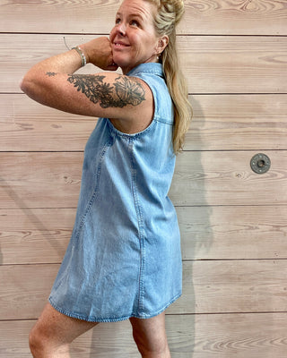Denim Mini Dress
