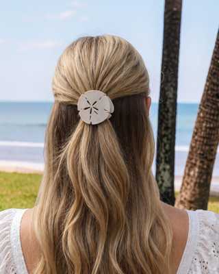 Sand Dollar | Flat Shape Hair Clip
