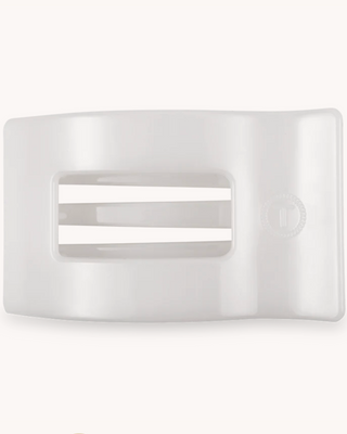 White plastic component on a white background