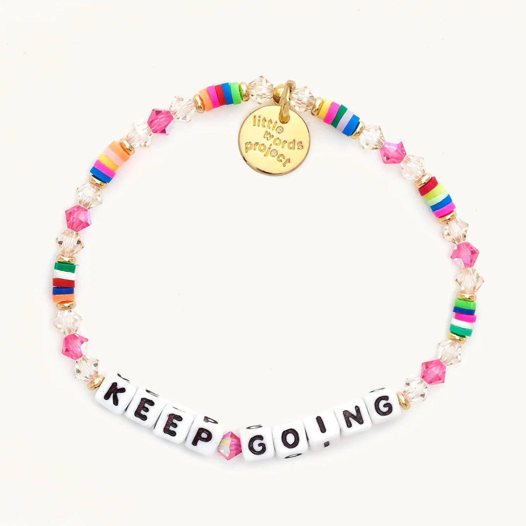 Keep Going - Little Words Project Bracelets