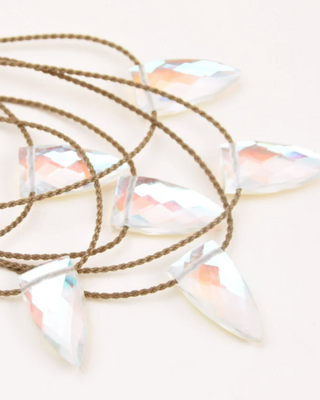 Aurora Quartz Pyramid Necklace