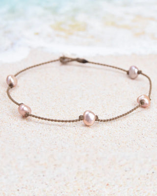 Blush Pearl Medium Baroque Anklet