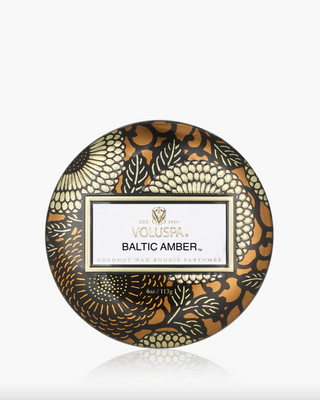 Baltic Amber Mini Tin Candle