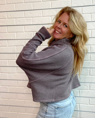 My Girl Funnel-Neck Pullover