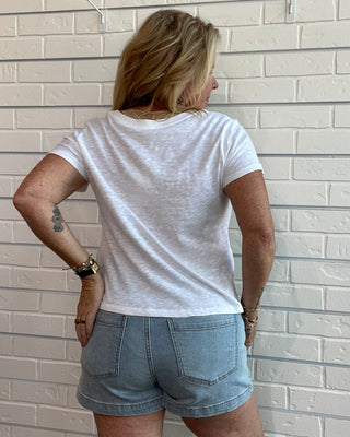 Nomad V-Neck Slub Tee